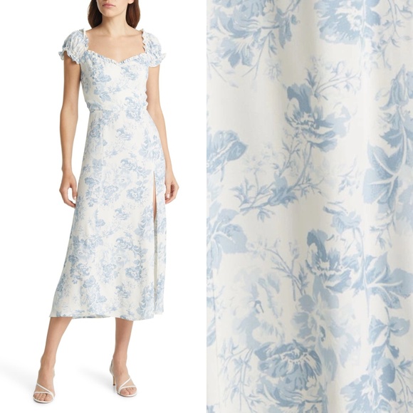 NEW Reformation Connell Dress Teacup 2 - Picture 3 of 16
